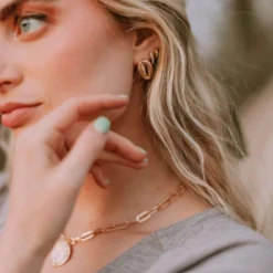 Beach Day Puka Shell Stud Earrings