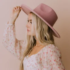 Vendor-unknown Accessories Malorie Hat Mauve