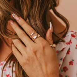 Rings Kona Ring Set Gold Accessories