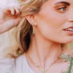 Minerva Chain Earrings