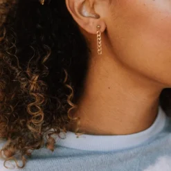 Minerva Chain Earrings