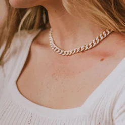 Fame Accessories Solstice Chain Necklace Gold