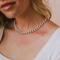 Fame Accessories Solstice Chain Necklace Gold