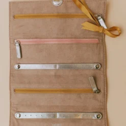 Vendor-unknown Velvet Jewelry Holder Peach