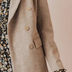 Vendor-unknown Holly Blazer Taupe Tops