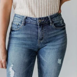Bottoms Cyndi Distressed Jeans
