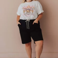 Dean French Terry Drawstring Shorts PLUS