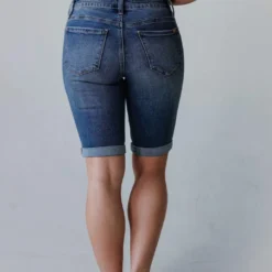 Desiree Distressed Denim Shorts