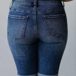 Desiree Distressed Denim Shorts