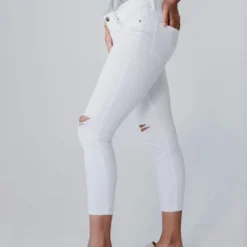 Ellison Distressed Jeans White