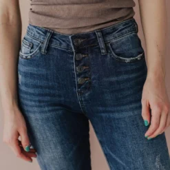 Jeans Bottoms Emmett Mid Rise Skinny Jean Medium Wash