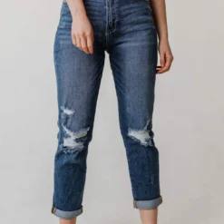 Bottoms Hayden High Rise Girlfriend Jeans