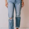 KanCan Asher Mid Rise Boyfriend Jeans