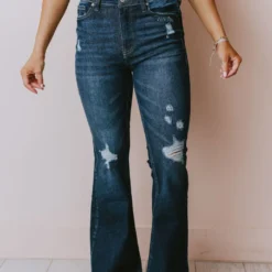 Bottoms KanCan Ryen High Rise Flare Jeans