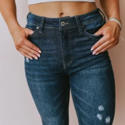 Bottoms KanCan Ryen High Rise Flare Jeans