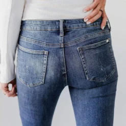 Jeans Jody Mid Rise Skinny Jean Medium Dark Bottoms