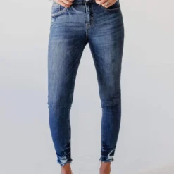 Jeans Jody Mid Rise Skinny Jean Medium Dark Bottoms