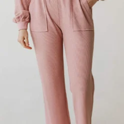 Vendor-unknown Bottoms Johnny Thermal Pants Dusty Pink