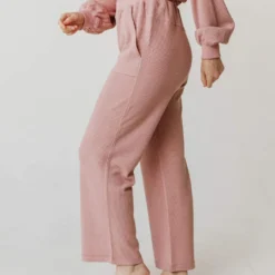 Vendor-unknown Bottoms Johnny Thermal Pants Dusty Pink
