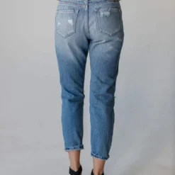 Vendor-unknown KanCan Kaylee Distressed Mom Jeans