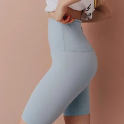 Knox Biker Shorts Smoke Blue