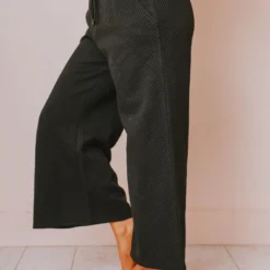 Sea And Be Seen Gatsby Lounge Set Bottoms Black