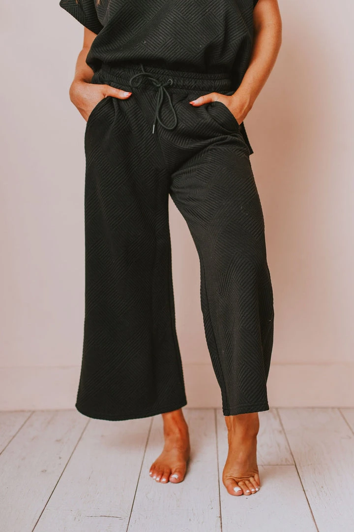 Sea And Be Seen Gatsby Lounge Set Bottoms Black 3 Sea And Be Seen Gatsby Lounge Set Bottoms Black