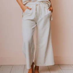 Jeans Gatsby Lounge Set Bottoms Cream