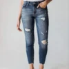 Vendor-unknown Bottoms Morgan Mid Rise Crop Skinny Jeans