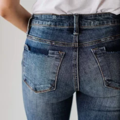 Vendor-unknown Bottoms Morgan Mid Rise Crop Skinny Jeans