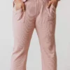Vendor-unknown PLUS Johnny Thermal Pants Dusty Pink Plus Size