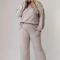 Vendor-unknown Plus Size PLUS Johnny Thermal Pants Grey