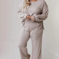 Vendor-unknown Plus Size PLUS Johnny Thermal Pants Grey