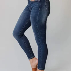 Vendor-unknown Bottoms Presley Mid Rise Crop Skinny Jean
