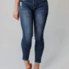 Vendor-unknown Bottoms Presley Mid Rise Crop Skinny Jean