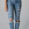 Vendor-unknown Ruby Distressed Mom Jeans