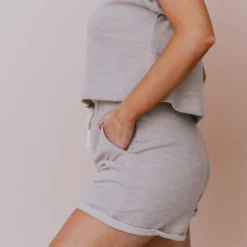 Hayden Los Angelos Suki Heathered Shorts Grey