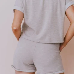 Hayden Los Angelos Suki Heathered Shorts Grey