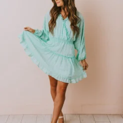 Vendor-unknown Dresses Cordelia Floral Dress Mint