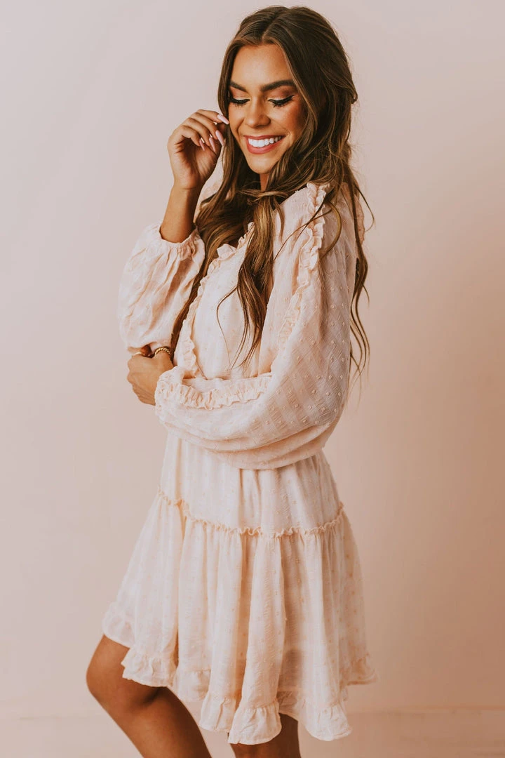 Vendor-unknown Cordelia Floral Dress Peach Dresses 6 Vendor-unknown Cordelia Floral Dress Peach Dresses