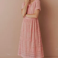 Vendor-unknown Karalyn Lace Midi Dress Dresses
