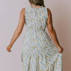 Hayden Los Angelos Margot Floral Midi Dress Plus Size