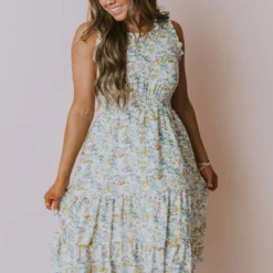 Hayden Los Angelos Margot Floral Midi Dress Plus Size