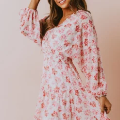 Vendor-unknown Matilda Floral Dress Pink Dresses