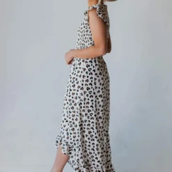 Nyah Smocked Leopard Dress Dresses 20 Nyah Smocked Leopard Dress Dresses