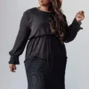 Vendor-unknown Plus Size PLUS Margaret Dress Black