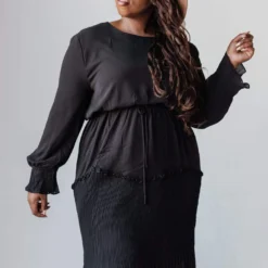 Vendor-unknown Plus Size PLUS Margaret Dress Black