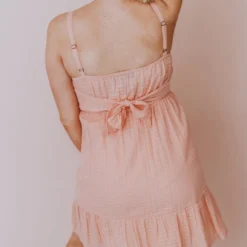 Hayden Los Angelos Scarlett Textured Dress Blush Dresses