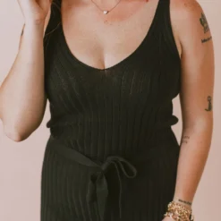 Dresses Susie Rib Midi Dress Black