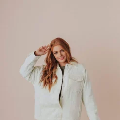 Vendor-unknown Tops Tallulah Quilted Jacket Off White